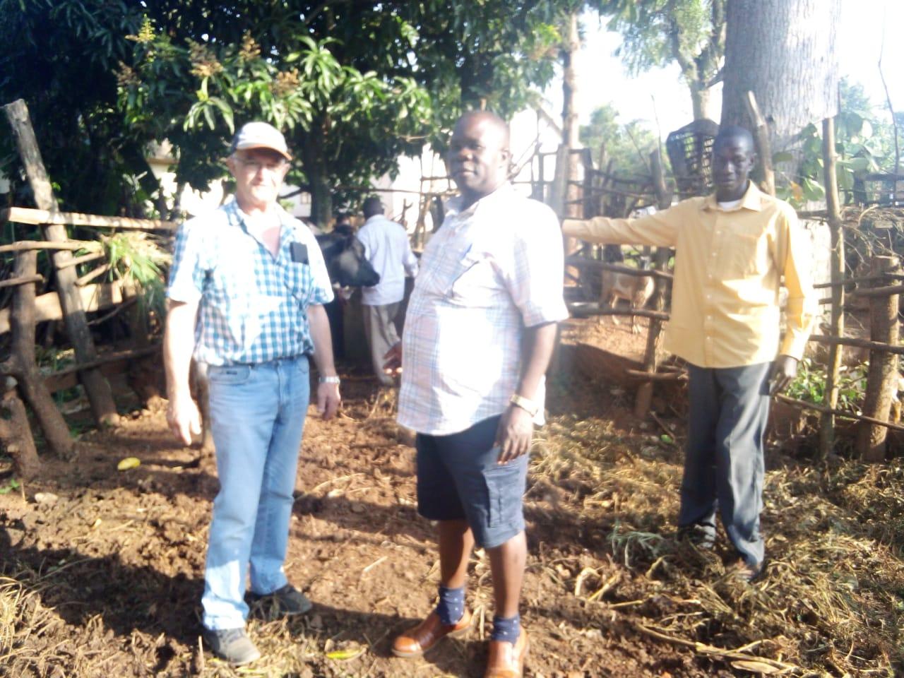 Farmvisit with Francis Obutu GULU and Daniel Esinga