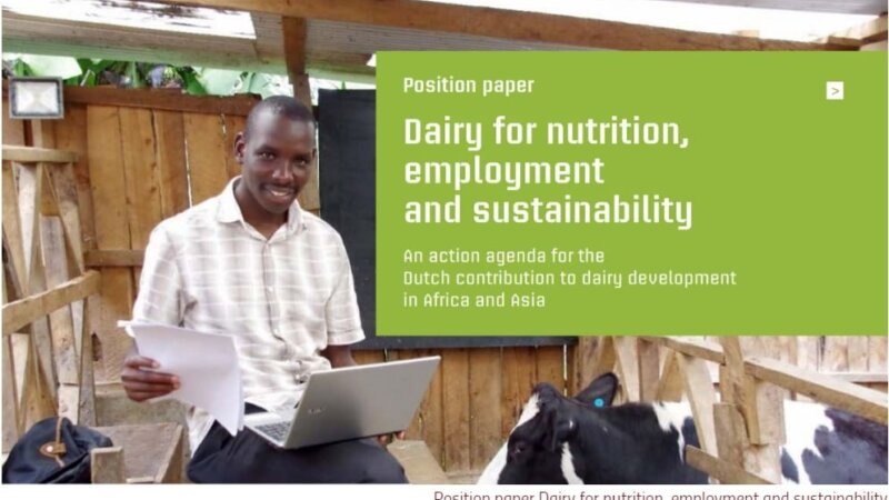 Position paper and action agenda “Dairy for nutrition, employment and sustainability”