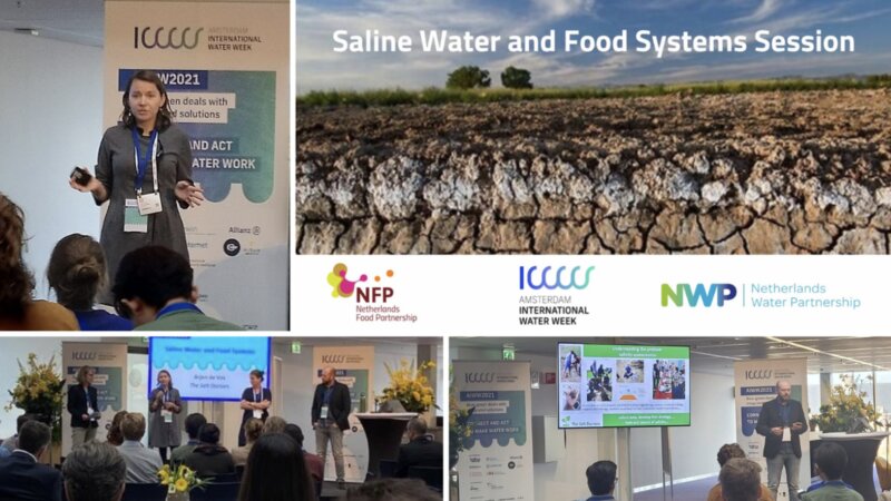 Nov 2021 - Amsterdam International Water Week | Saline Water and Food Systems Session