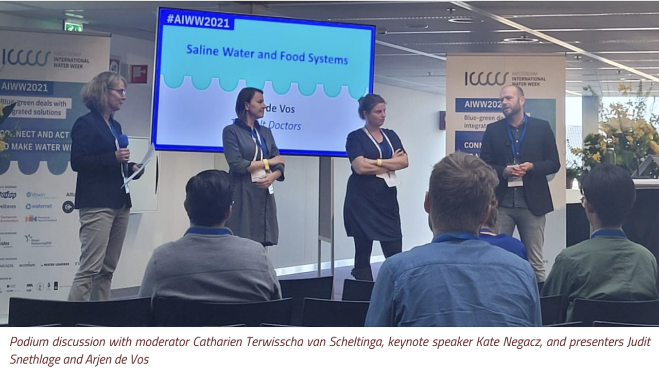 Saline food water amsterdam water week