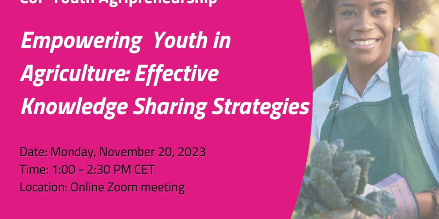 1st Learning Session Co P Youth Agrip 2