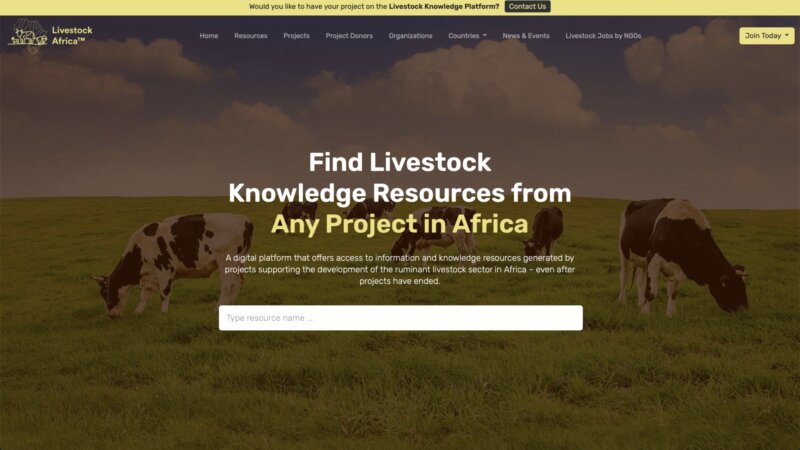 Livestock.Africa: A Game Changer for African Livestock Information Sharing